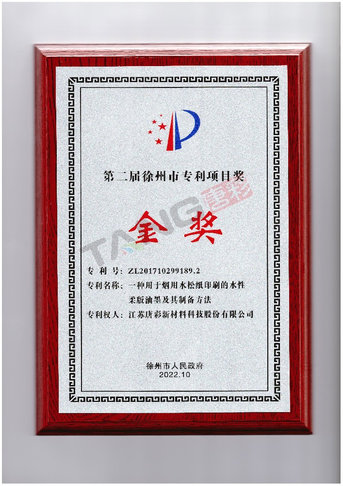 第二屆徐州市專利項(xiàng)目獎(jiǎng)金獎(jiǎng)